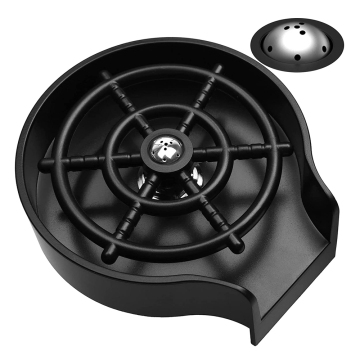 Rinser Kaca Automatik: Washer Cawan Penyemburan Air 10 Lubang Untuk Tenggelam Dapur