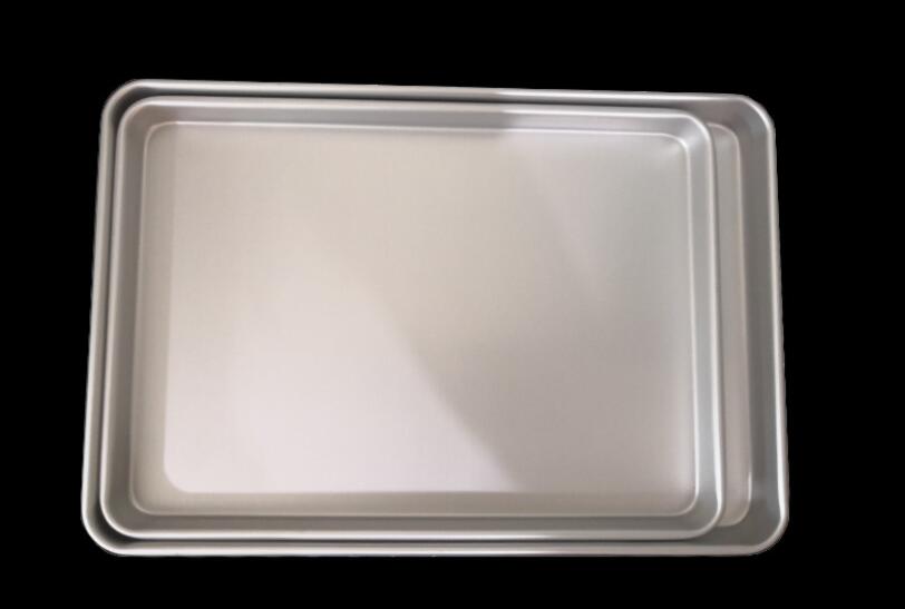 Aluminium Alloy Rectangular Shallow Baking Pan With Cooling Rack (11)