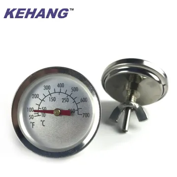 47mm BBQ Grill Oven Thermometer - Installable Bimetal Temperature Gauge