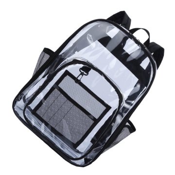 Clear Backpack: Durable, Transparent, and Heavy Duty Bag for College, Work, Stadium, Concerts, and Travel