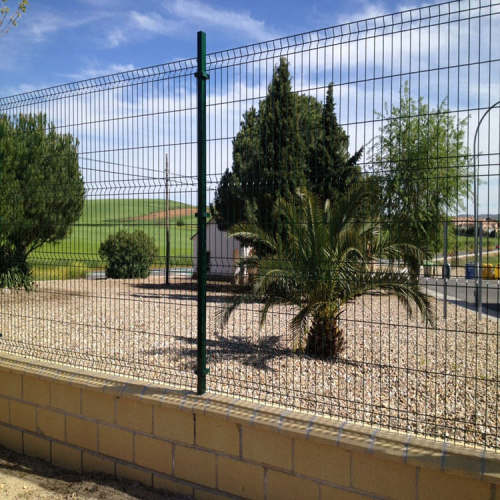 Revestimiento de PVC Holland Wire Mesh Fence 3D doblado