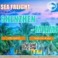 Frete marítimo de Shenzhen a Miami