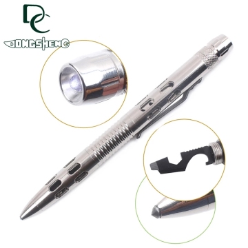 Multi-function EDC Pen with LED Lights for Outdoor Survival and Camping