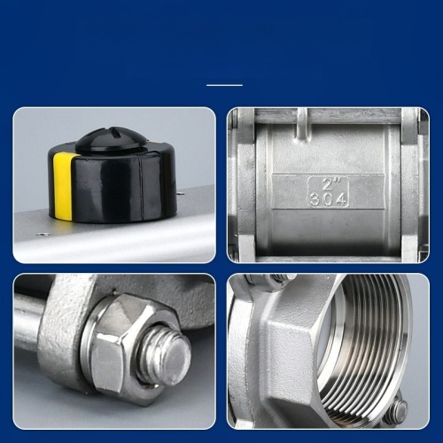 Threaded Cap Straight Through Ball Valves