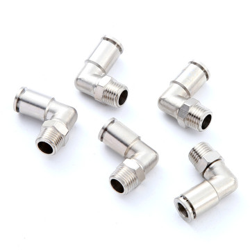 Copper Fittings: 6mm 8mm 1/4 3/8 1/2 Push-to-Connect Pneumatic Hose Brass Quick Connect Tee Elbows