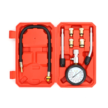 Automotive Cylinder Leakage Leak-Down Tester Kit Detector Engine Compression Gauges Set