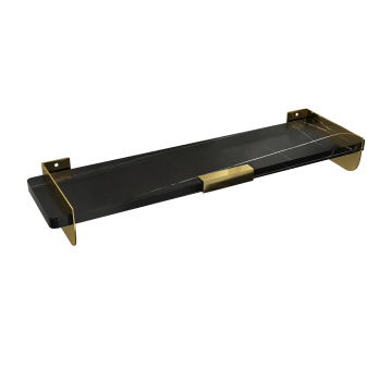 Modern Floating Wall Shelf Bracket - Iron Bookshelf for Living Room and Bathroom Storage