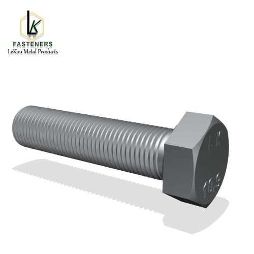 DIN961 Балты з шасціграннай галоўкай і дробным крокам з поўнай разьбой