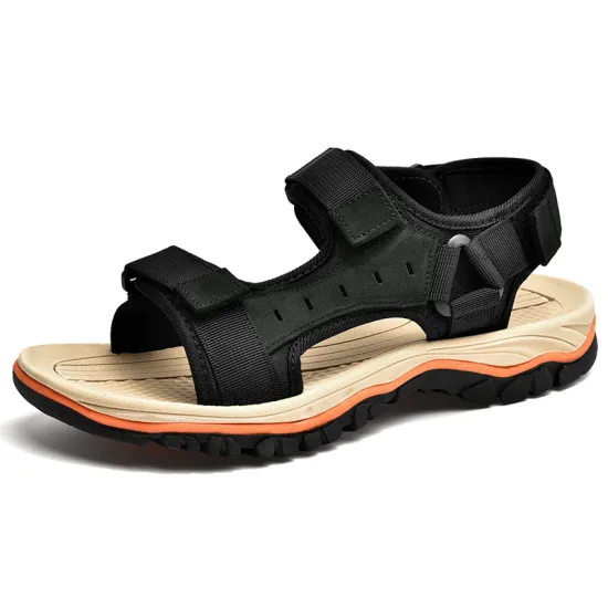 Summer Men's Outdoor Breathable Beach Sandals - Fashion Splicing Design