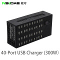 Desktop 40-port charging station