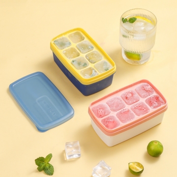 Maxcook Kitchen Silicone Ice Cube khuôn - 8 dung lượng, lớp thực phẩm &amp; phong cách valentine/mùa hè dễ thương