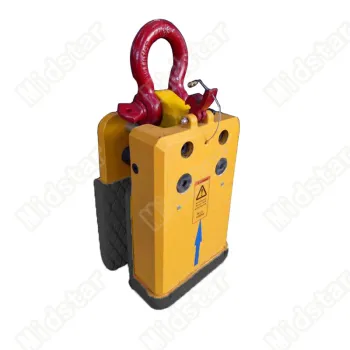 Black Granite Marble Slab Lifter Clamps for Magnetizer Power Lifting Tool - 1000kg Capacity
