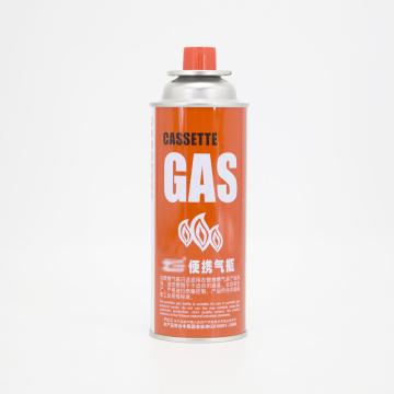Portable refill tin empty 227g butane gas can