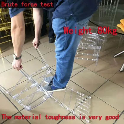 Black Transparent Resin Napoleon Chair for Weddings