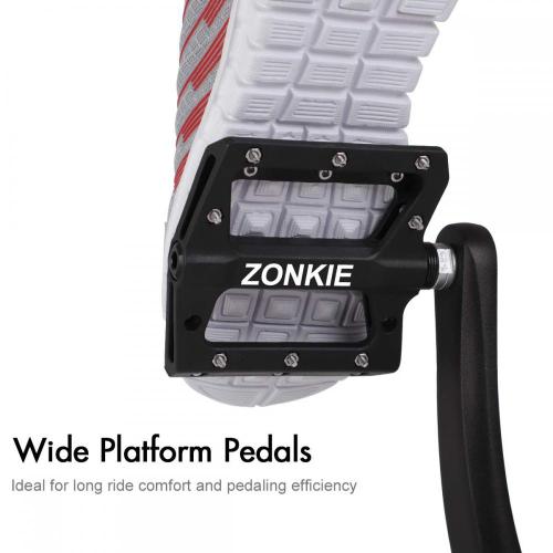 Bike Mountain Pedal Nylon Fiber Non-Slip Black