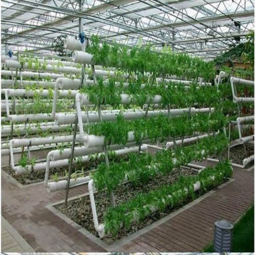 Greenhouse Hydroponics personalizados NFT PVC Tubo