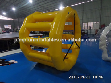 air tight yellow inflatable water roller for sale
