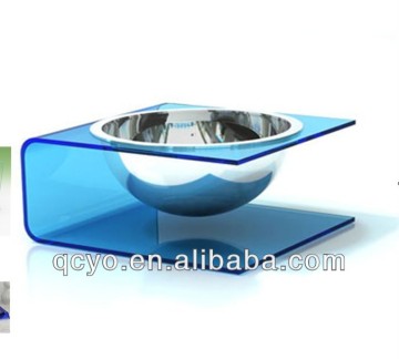 acrylic animal feeder for pet dog