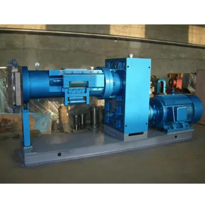 Factory Price 90mm Hot Feed Rubber Extruder Machine / Single Screw Extruders