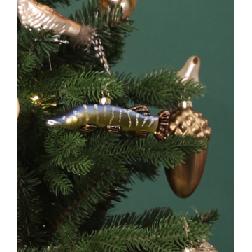 Traditional Christmas Decoration Christmas Fish Collection Glass Blown Ornament for Christmas Supplier