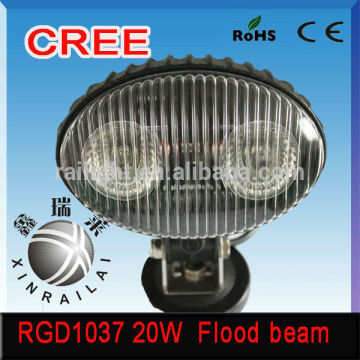 ip68 1625LM 9-32v 20w auto truck trailer light led clear RGD1037 for boat truck tractor heavy duty train busoffroad atv