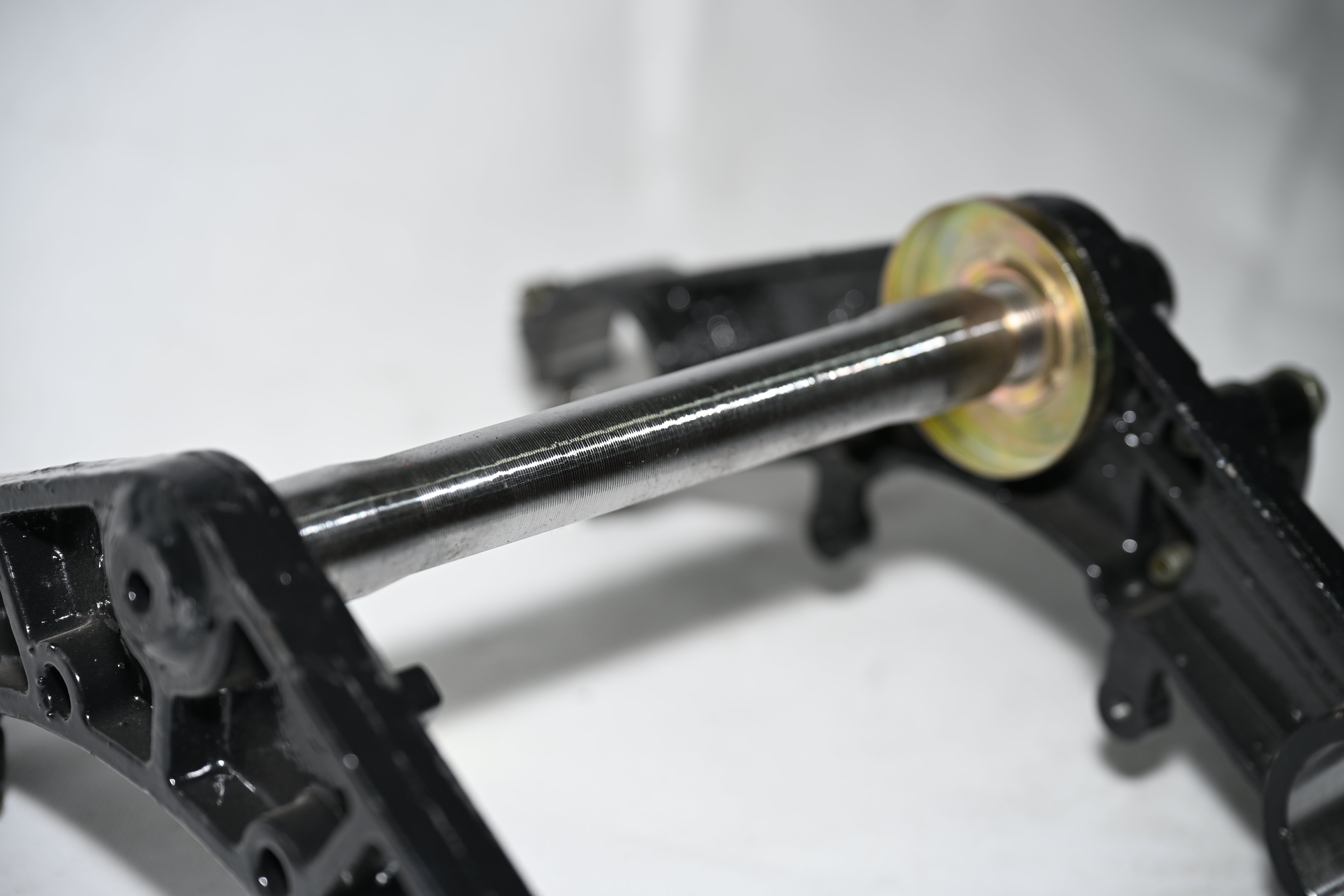 Tricycle front fork clamp