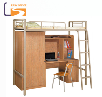 Metal Frame with Desk Double Decker