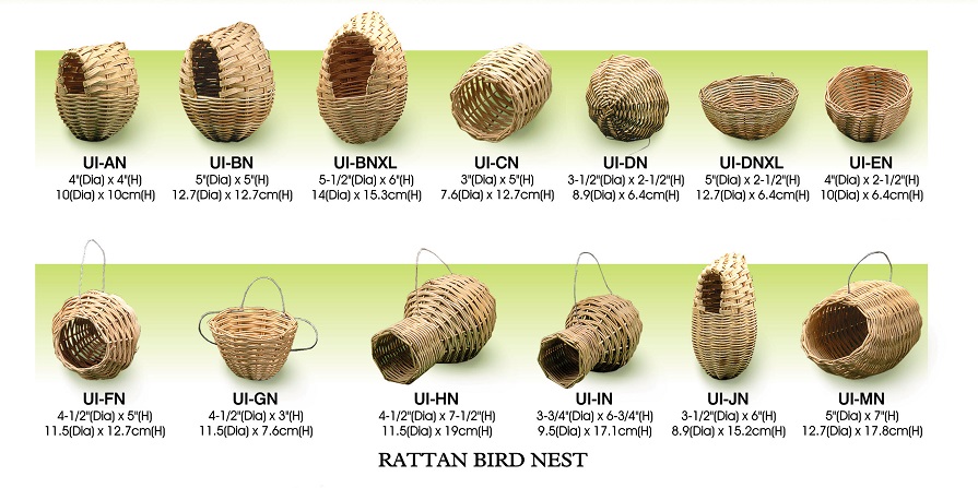 Rattan bird nest all