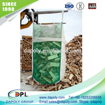 For carrying wood pellet and wood chips pp bulk bag with low price