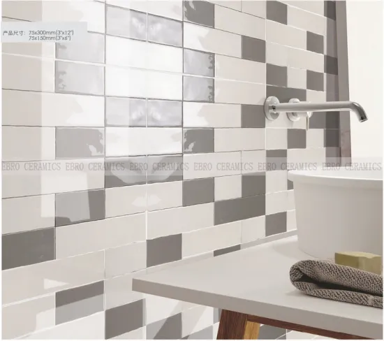 Ebro Gloss and Matt Multi Sizes Colorful Ceramic Tiles for Bathroom Walls and Floors