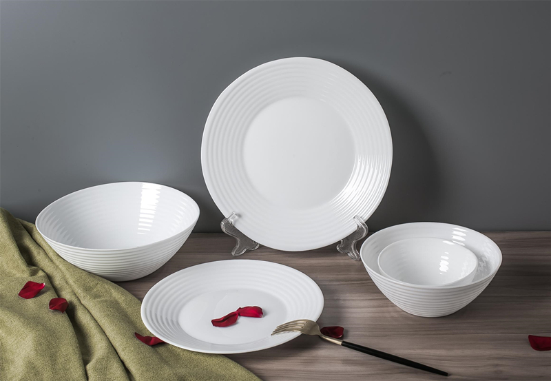 Minimalism Style High Quality White Dinner Set