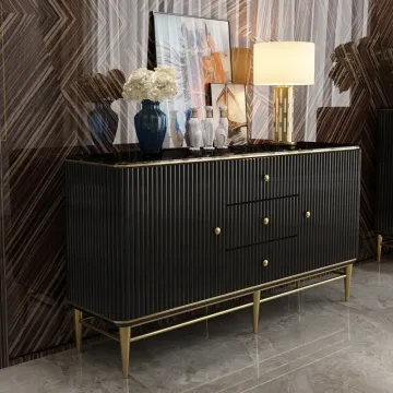 Extra Long Sideboard for Modern Luxury Living Room and Kitchen