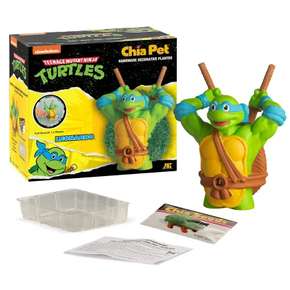 DIY Chia Pet Teenage Mutant Ninja Turtles Seed Pack: Fun, Novelty Gift & Creative Pottery Planter Idea for Any Occasion
