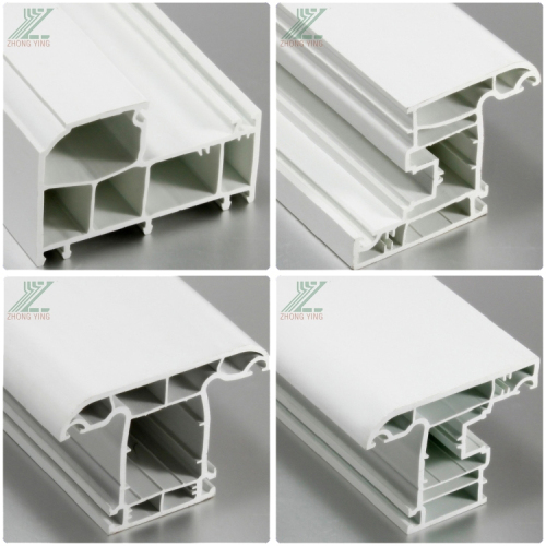 ZHONGYING provide customize pvc plastic decorated profile