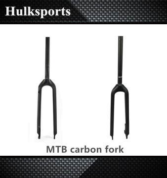 High quality bicycle fork 26er mtb bike carbon fork disc brake carbon mountain bicycle front fork