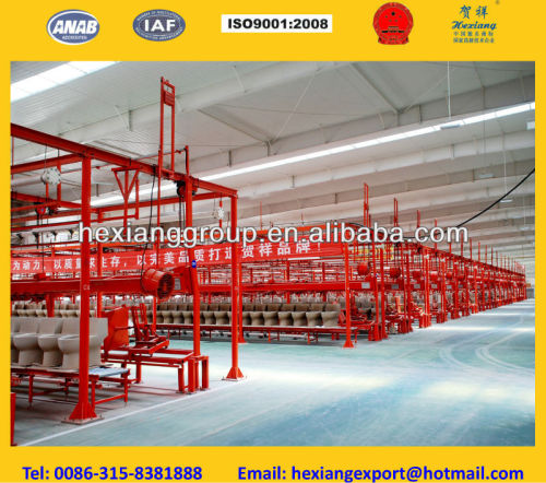 ceramic producing line for sanitary ware factory turnkey project