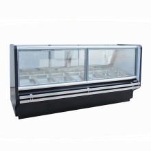 2500 mm en verre carré Bain Marie