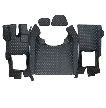 5D Leather Anti-Slip Custom Car Carpet Floor Mats for Sitrak, Volvo FH, Scania, DAF Trucks
