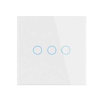 TUYA Zigbee Wireless 3-Gang Smart Touch Mur Wall Interrupteur (UE / UK) - Pas de condensateur neutre nécessaire