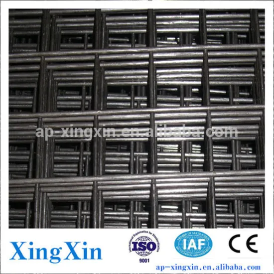 Building metal (iron/ steel) welded wire mesh panel, rebar/ galvanized iron wire/ black iron wire fence panel (Q - 031)