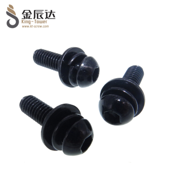 three parts pan head combination sems machine M3X12 screws