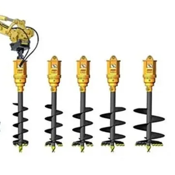 掘削機パワーアースオーガー：掘削用のアースオーガードリル