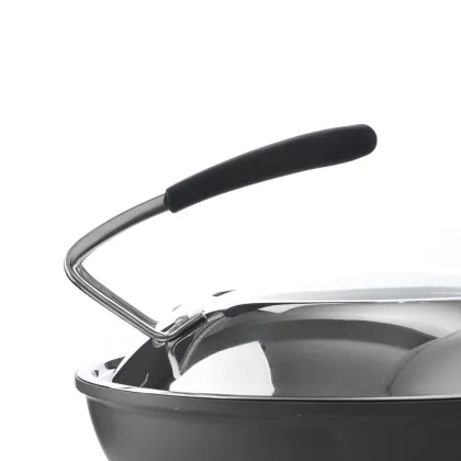 30cm die-casting professional whirlwind fairy wok set