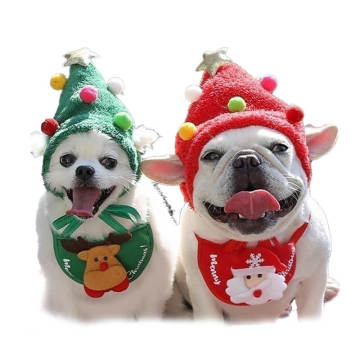 Pet Christmas Hats and Clothing Set for Cats and Dogs