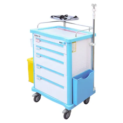 Medical Emergency Trolley with Drawers