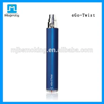 2015 hot selling ego t vapor cigarette ego twist battery ego t battery