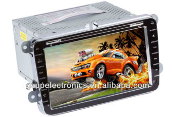 all in one 8.0 inch double din special car gps navigation for VW Touran 2010 with GPS BT TV steering wheel control