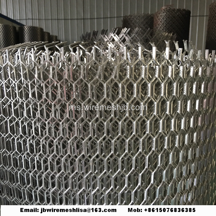 Galvanized Hexagonal Expanded Mesh Metal