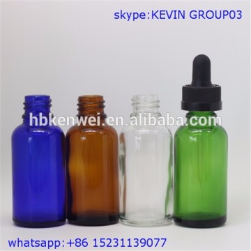50ML Cosmetic Clear Glass Dropper Bottle For Essential Oil