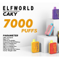 Elfworld Caky7000puffs Vape khả năng bán hàng nóng bỏng dùng một lần